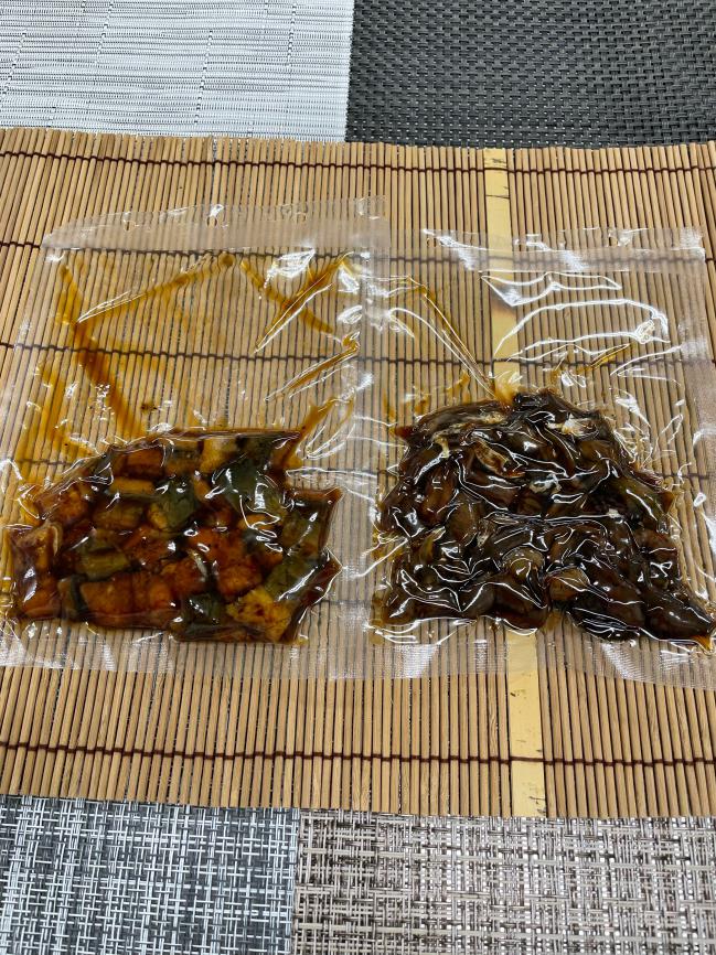 国内産うなぎ佃煮 2種セット　　　(真空パック)